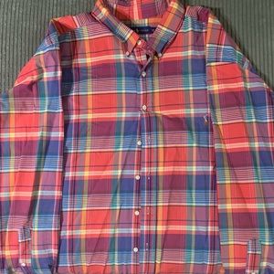 Ralph Lauren plaid multi colored L/S